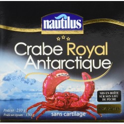 Chatka Crabe des Neiges de l'Alaska/de l'Antarctique 40% Pattes 60% Chair  180 g : : Epicerie