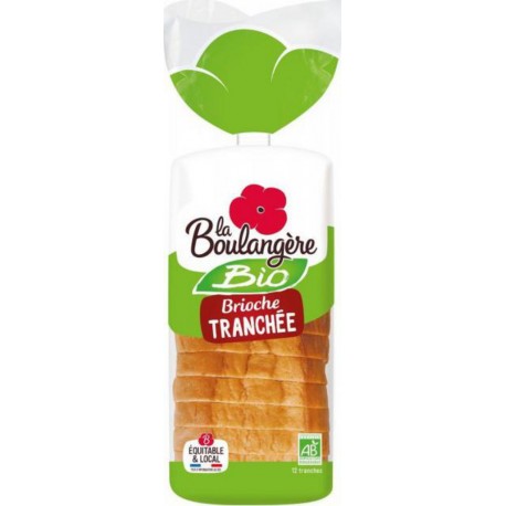 La Boulangère Bio Brioche Tranchée 400g (lot de 3)