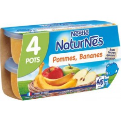 Nestlé Naturnes Pommes Bananes 130g x4