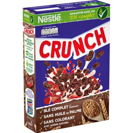 Nestlé Crunch Grand Format 750g (lot de 4)