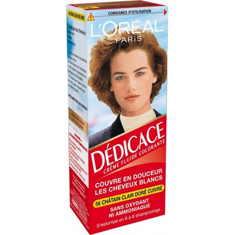 L'Oréal DEDICACE 56 CHATAIN CLAIRE DORE CUIVRE boîte