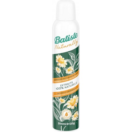 BATISTE shampoing sec naturally the vert camomille 200ml