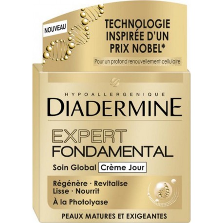 DIADERMINE Expert Fondamental Soin Global Crème Jour Peaux Matures et Exigeantes 50ml (lot de 2)
