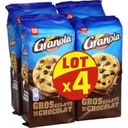 Granola cookies gros éclats de chocolat 4x184g