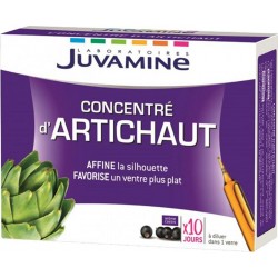 Juvamine Concentré d’Artichaut Affine la Silhouette Favorise un Ventre Plus Plat Arôme Cassis (lot de 2)