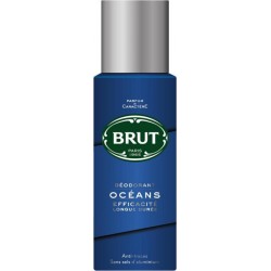 Brut Déodorant Océans Efficacité Longue Durée 200ml (lot de 4)