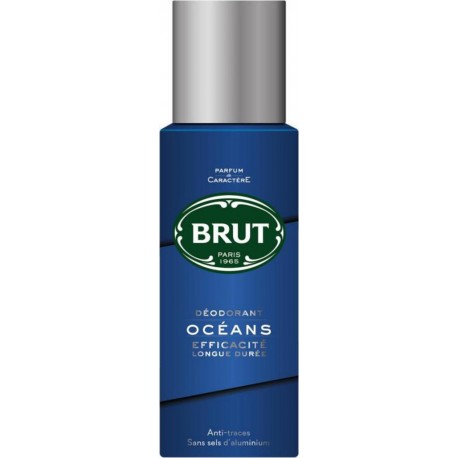 Brut Déodorant Océans Efficacité Longue Durée 200ml (lot de 4)