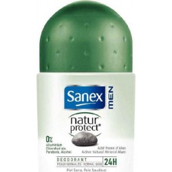 Sanex Men Déodorant Natur Protect’ Peaux Normales Roll-On 50ml (lot de 3)