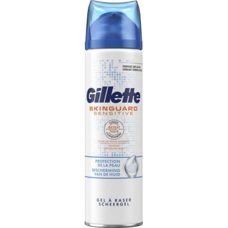 Gillette Gel à raser skinguard SENSITIVE pour homme 200ml