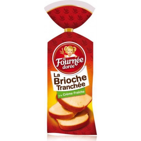 La Fournée Dorée La Brioche Tranchée à la Crème Fraîche 500g (lot de 3)