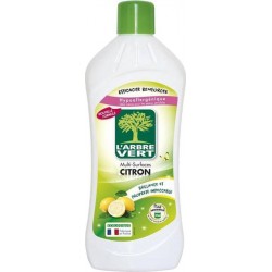 L'Arbre Vert L’Arbre Vert Hypoallergénique Multi-Surfaces au Citron Efficacité Renforcée 1L (lot de 6)