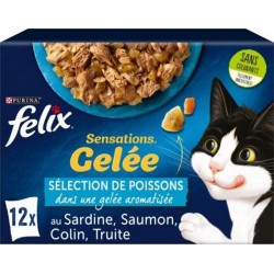 Felix Délicieux Duos en Gelée - Sélection Mixte - 24x85g 