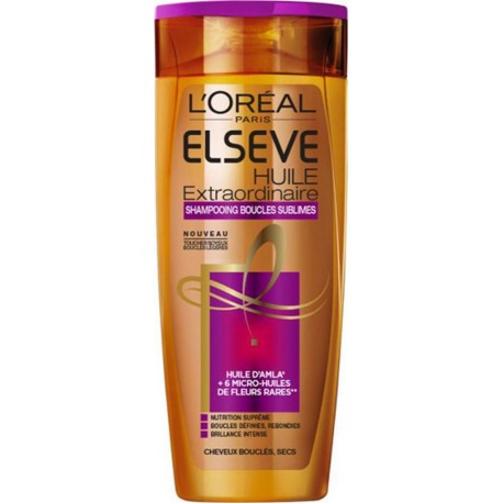 L'Oréal L’Oréal Paris Elseve Huile Extraordinaire Shampooing Boucles Sublimes Cheveux Bouclés Secs 250ml (lot de 4)