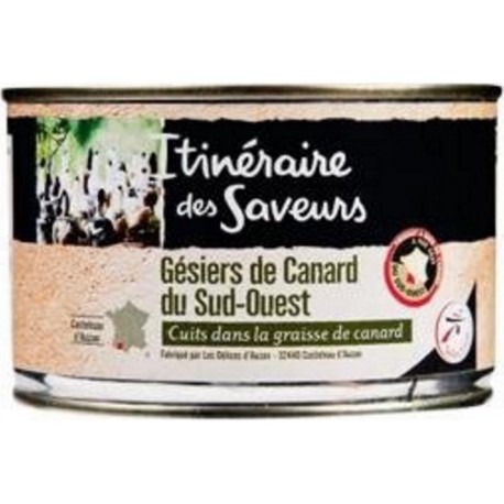 Itinéraire des Saveurs Gésiers de Canard du Sud-Ouest 385g (lot de 12)