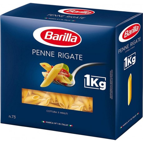 Barilla Penne Rigate 1Kg (lot de 5)