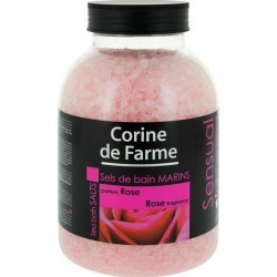 Corine de Farme Sels de Bain Marins Parfum Rose 1,3Kg (lot de 4)