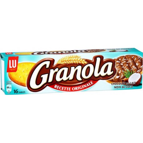 LU Granola Recette Originale Chocolat au Lait Noix de Coco 200g (lot de 6)