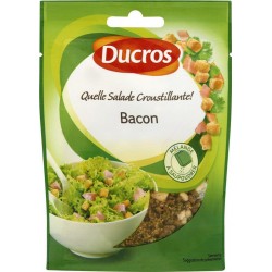 Ducros Quelle Salade Croustillante Bacon Mélange à Saupoudrer 20g (lot de 8)