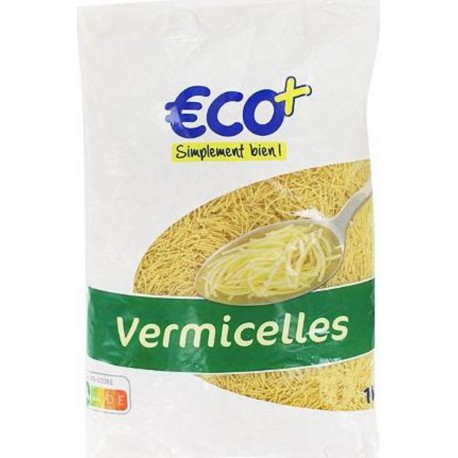 Pâtes Eco+ Vermicelles 1Kg