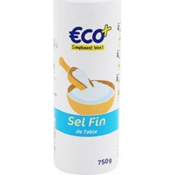 Sel fin Eco+ Boîte verseuse 750g