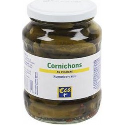 Cornichons Eco+ Au vinaigre 190g