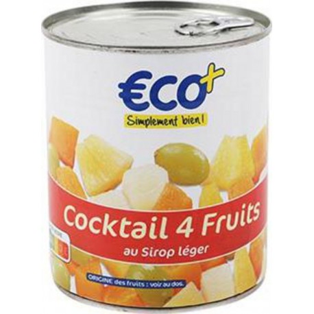 Fruits au sirop Eco+ 500g