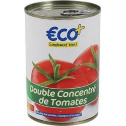 Double concentré de tomates Eco+ 440g