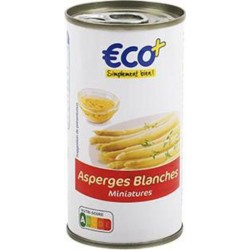Asperges blanches Eco+ minatures 125g