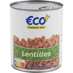 Lentilles Eco+ 530g