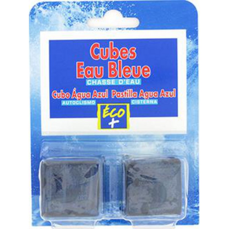 Blocs wc Eau Bleue Eco+ 2 pièces 