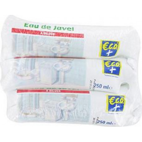 Eau de javel Eco+ 3x250ml