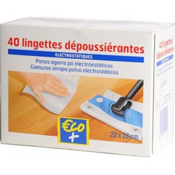 Lingettes dépoussiérantes Eco+ x40