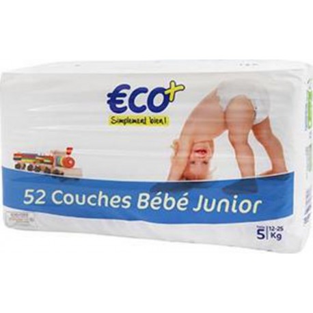 Couches Bébé Eco+ T5 x52 changes