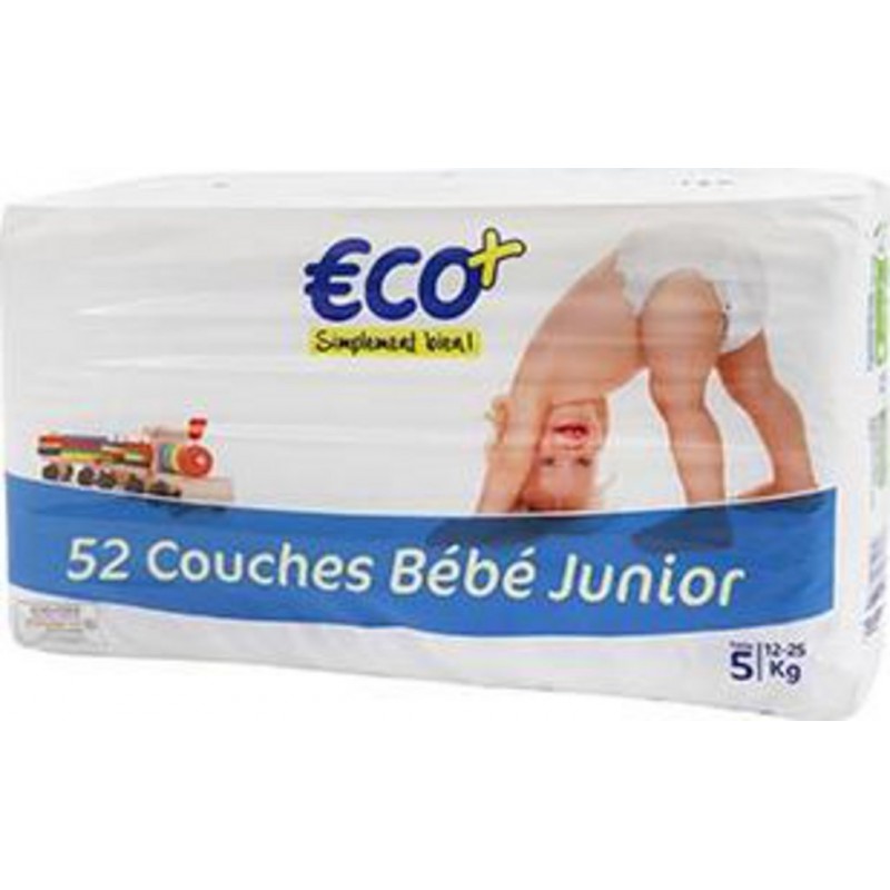 Couches Bébé Eco+ T5 x52 changes 