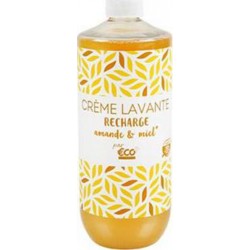 Recharge crème lavante Eco+ Amande miel 750ml