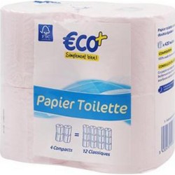 Papier toilette Eco+ x4