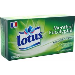 Lotus Mouchoir Menthol Eucalyptol x80 boîte 80