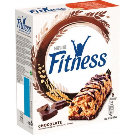 Nestlé FITNESS Barres au chocolat 23,5g x6 barres