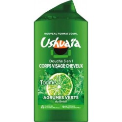 Gel douche Ushuaia Agrumes verts 300ml