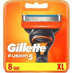 GILLETTE Lames de rasoir Fusion x8 XL