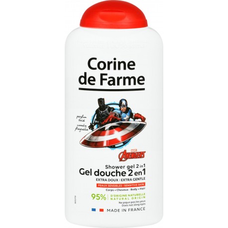 CORINE DE FARME Gel douche cheveux et corps Marvel Avengers 300ml