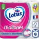 Lotus Moltonel Papier toilette Triple Epaisseur Aqua Tube x9 rouleaux blancs (lot de 2 soit 18 rouleaux)