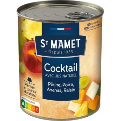 St Mamet Fruits au sirop Cocktail 500g (lot de 3)