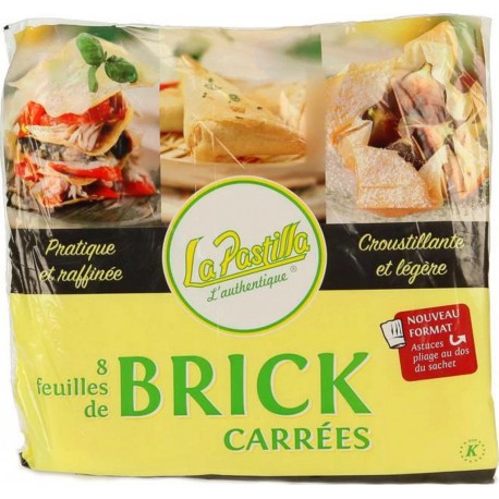 SAMIA KOOZ Feuilles de brick carrées x8 128g