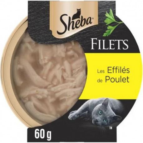 SHEBA FILETS POULET 60g