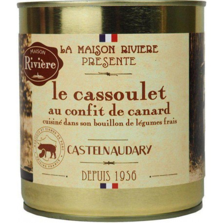 Maison Riviere Cassoulet au confit de canard 840g