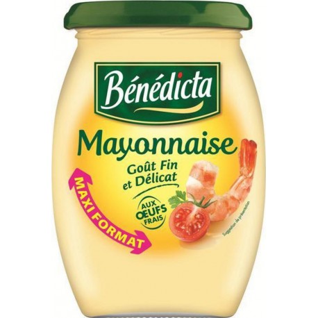 Bénédicta Mayonnaise Goût Fin et Délicat aux Oeufs Frais 770g (lot de 6)