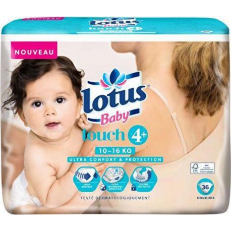 Lotus Couches Baby Touch T4 plus 10/16Kg x36