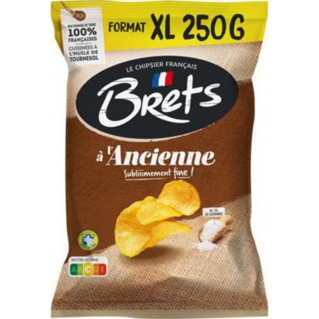 BRET'S Chips à l'Ancienne sel de Guérande 250g XL