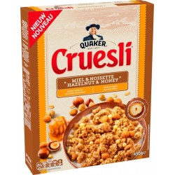 QUAKER Cruesli Noisette Miel 450g